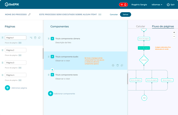 Plataforma GoEPIK - 15 componentes pré-prontos