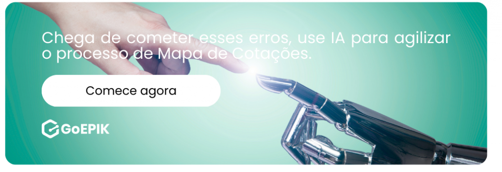 IA em compras Mapa de Cotação