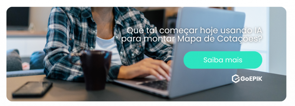 Ia em compras Mapa de Cotação